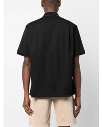 Sacai Layered Detail Short Sleeved Shirt