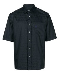 Lanvin Monogram Pattern Short Sleeved Shirt