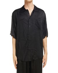 Balenciaga Pajama Short Sleeve Button Up Shirt