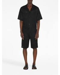 Burberry Perforated Detailing Short Sleeve Shirt