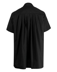 Fumito Ganryu Pleat Detailing Short Sleeve Shirt