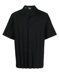 MSGM Pleated Short Sleeve Shirt