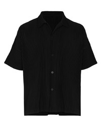 Issey Miyake Pliss Effect Short Sleeve Shirt