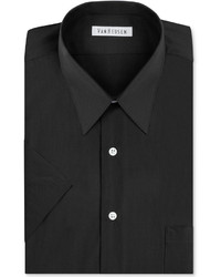 Van Heusen Poplin Solid Short Sleeve Dress Shirt