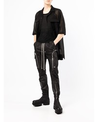 Rick Owens Semi Sheer Button Up Shirt