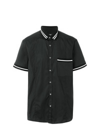 Les Hommes Short Sleeve Fitted Shirt