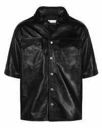 Rhude Shortsleeved Leather Shirt