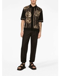 Dolce & Gabbana Stripe Detail Short Sleeve Shirt