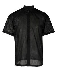 Les Hommes Textured Short Sleeve Shirt