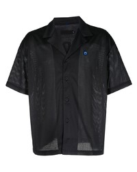 Off Duty Tone Smiley Patch Shirt