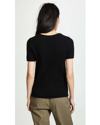 Theory Cashmere Tolleree Short Sleeve Sweater
