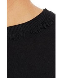 Nina Ricci Embroidered Short Sleeve Sweater