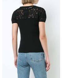 Moschino Lace Detail Button Cardigan