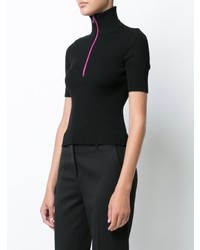 Boutique Moschino Ribbed Zip Jumper