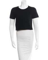 The Perfext Short Sleeve Cropped Cashmere Sweater W Tags