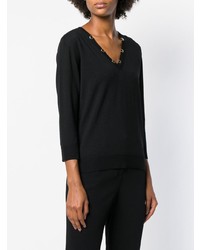 Cavalli Class V Neck Sweater