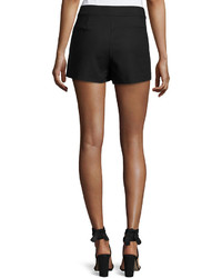 Ramy Brook Adele Slit Front Shorts Black