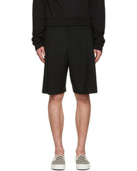 McQ Alexander Ueen Black Kilt Shorts