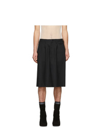 Random Identities Black Officer Skirt Shorts