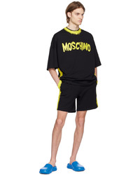Moschino Black Paint Shorts