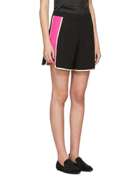 Lanvin Black Pink Panelled Shorts
