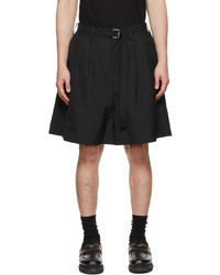 Sacai Black Suiting Shorts