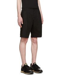 Dolce & Gabbana Black Twill Bermuda Shorts