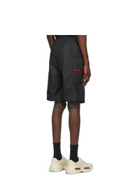 Gucci Black Waterproof Cargo Shorts