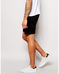 Asos Brand Skinny Fit Smart Shorts In Cotton Sateen