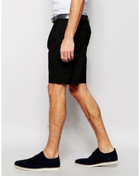 Asos Brand Skinny Shorts With Pleats