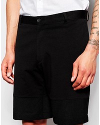 Asos Brand Slim Fit Shorts With Mesh