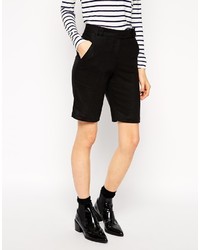 Asos Collection Linen Shorts In Longline