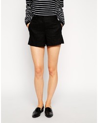 Asos Collection Linen Shorts With Pintuck