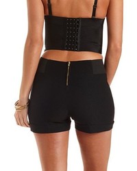 Charlotte Russe Cuffed High Waisted Shorts