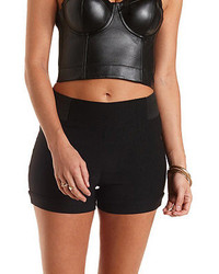 Charlotte Russe Cuffed High Waisted Shorts