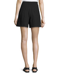 Isabel Marant Flare Leg High Waist Shorts Black