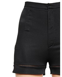 Givenchy Fluid Viscose Jersey High Waist Shorts