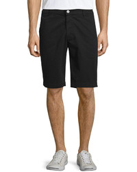 AG Adriano Goldschmied Griffin Flat Front Shorts Super Black
