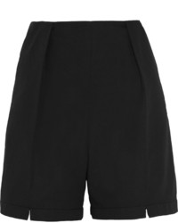 Kenzo High Rise Cotton And Linen Blend Shorts