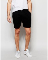 Asos Jersey Shorts With Button Fly Detail