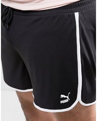 Puma Plus Retro Mesh Shorts In Black To Asos