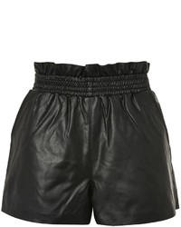 Topshop Pu Paperbag Shorts