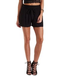 Charlotte Russe Sash Belted High Waisted Shorts