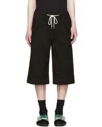 SASQUATCHfabrix. Sasquatchfabrix Black Textured Sashico Hakama Shorts