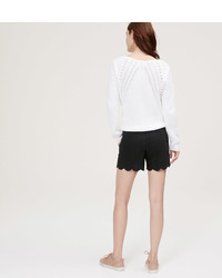 loft linen shorts