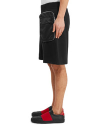 Givenchy Shell Trimmed Cotton Jersey Shorts