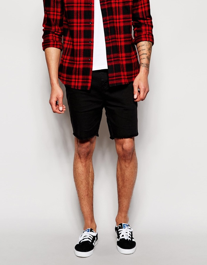 super skinny chino shorts