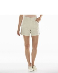 Gloria Vanderbilt Sydney Linen Blend Shorts