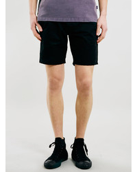 Topman Ltd Black Canvas Shorts