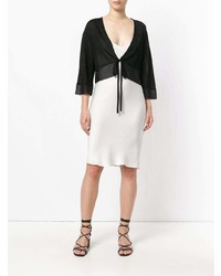 Alberta Ferretti Cropped Wrap Cardigan